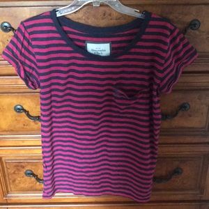 Abercrombie striped tee